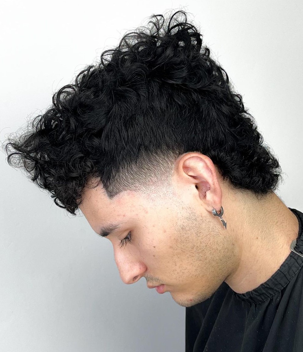 40 Trendy Curly Taper Fade Haircuts for Men in 2025 - Hairdo Hub